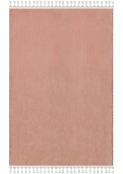 Comfort Puffy Ponpon Saçaklı Peluş Halı Pembe fiyatları