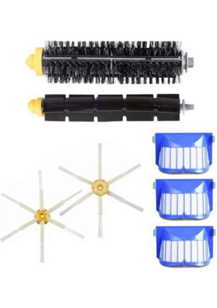 Merkezi Silindir Yan Fırça Hepa Filtresi 600 Serisi 605 606 616 620 650 655 660 676 Robot Süpürge (Yurt Dışından)