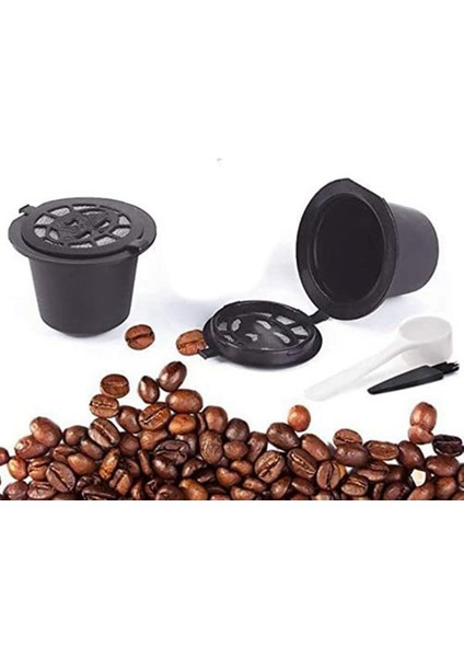 Hat Kahve Makinesi Için 4 Adet Doldurulabilir Kapsüller Yeniden Kullanılabilir Kapsül Bardakları Doldurulabilir Kahve Filtreleri (Yurt Dışından) fırsatları