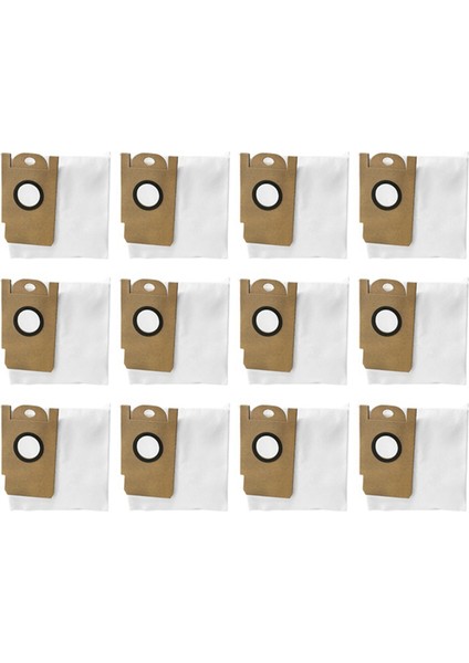 12 Adet Toz Torbası G2 Robotlu Süpürge Yedek Yedek Parça Çöp Torbası Ev Temizliği (Yurt Dışından)