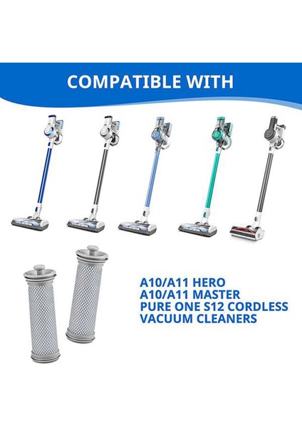 A11 Master/hero A10 Master/hero, S11/S12 Akülü Elektrikli Süpürge Için Yedek Ön Filtre (Yurt Dışından) fırsatları