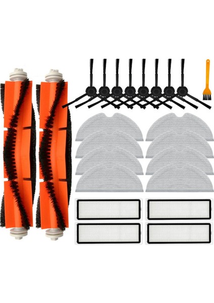 Bot L10 Pro D9 Robotlu Süpürge Için Parça Kiti Ana Yan Fırça Filtre Paspas Filtre Aksesuarları (Yurt Dışından)
