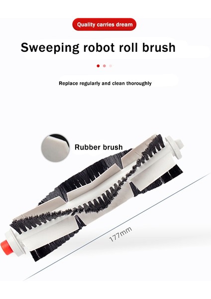 W11 Robotlu Süpürge Aksesuarları Için Süpürücü Aksesuarları Haddeleme Fırça Süzgeç Ev Temizlik Alet Setleri (Yurt Dışından)