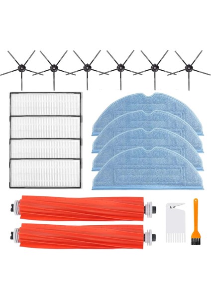S7, S7+, S7 Maxv, S7 Maxv Plus, T7, T7S, G10S,G10S Pro Robotlu Süpürge Için 18PCS S7 Aksesuar Kiti (Yurt Dışından)