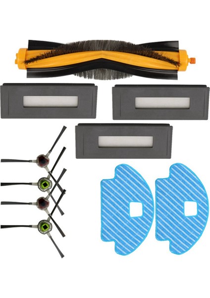 Ana Fırça Rulo Yan Fırçalar Paspas Bezi Hepa Filtre Deebot Ozmo 930 Pro 937 Robotlu Süpürge Parçaları (Yurt Dışından)