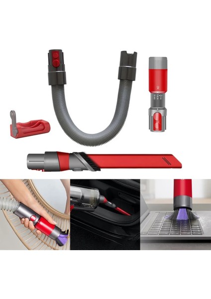 V7//V10/V11/V12/V15 Elektrikli Süpürge Aksesuar Seti Yedek Aralık Temizleme Fırçası Toz Alma Fırçası Hortumu (Yurt Dışından) modelleri