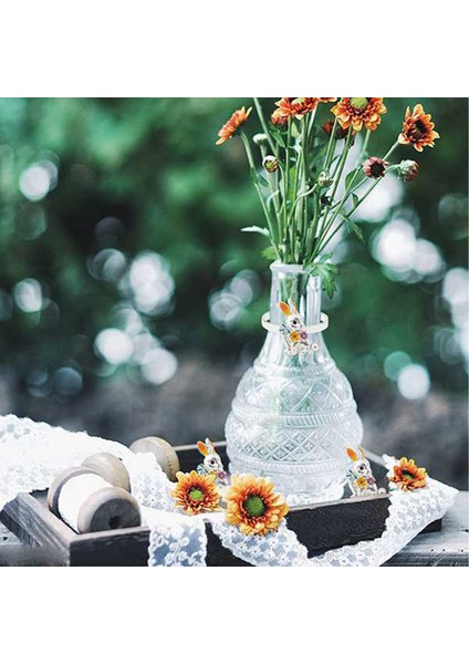 6 Parça Peçete Halkası Tavşan Havuç Peçete Tutucu Paskalya Peçete Tokası Paskalya Düğün Masa Süsü (Yurt Dışından) fırsatları