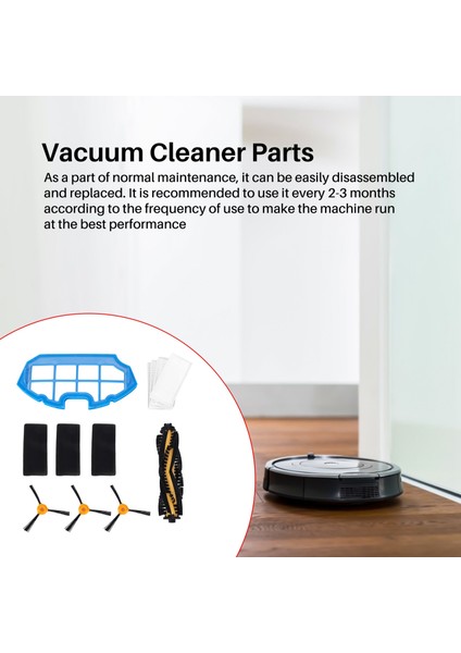 Hepa-Filtre Yan Fırça Birincil Filtre Deebot N79S N79 Robovac 11 11C Excellence 990 Için Fırça Kapağı (Yurt Dışından)