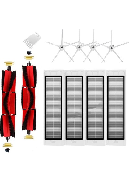 11 Adet S5 Max S50 S51 S55 S6 S6 Saf Aksesuarları Elektrikli Süpürge Parçaları Hepa Filtre Ana Yan Fırçalar (Yurt Dışından)