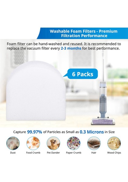 WD101 WD201 WD200 Elektrikli Süpürge Aksesuarları Yıkanabilir Filtre Pamuk Yedek Temizleme Araçları (Yurt Dışından) fiyatları
