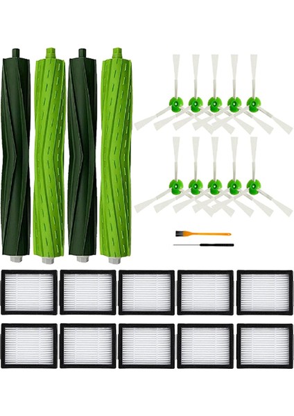 I3 I3+ I7 I7+ I4 J7 I6 I6+ I8+/plus E5 E6 E7 I & E & J Serisi Elektrikli Süpürge Için 22PACK Yedek Parçalar (Yurt Dışından)