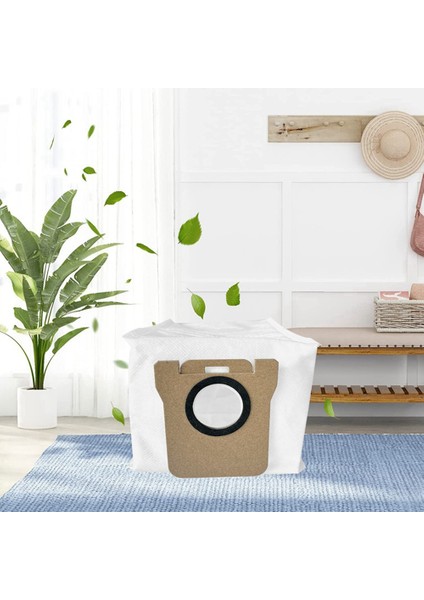 10 Adet Yedek Toz Torbası Omni 1s X10+ Robotlu Süpürge Aksesuarları Çöp Torbası Parçaları (Yurt Dışından)