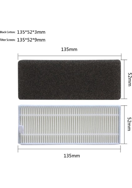 Jebel K650 Süpürge Aksesuarları Için Uygundur Rulo Fırça Ana Fırça Yan Fırça Paspas Bezi Silme Filtresi (Yurt Dışından) fırsatları