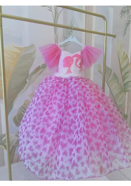 Barbie Konseptli Tarlatanlı Gelinlik Abiye Elbise