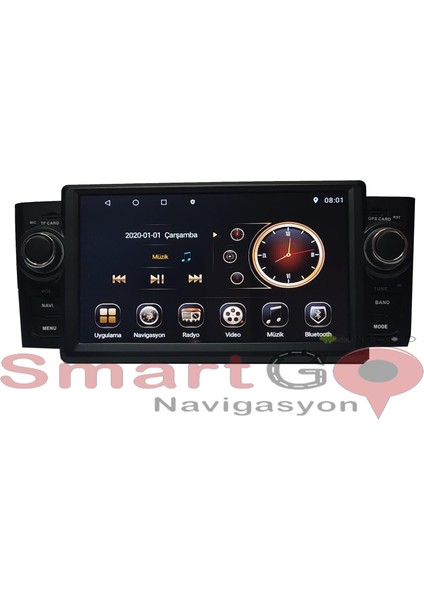 Fiat Linea 2006-2015 7" 4gb Ram 64GB Bellek Multimedya Kamera fırsatları