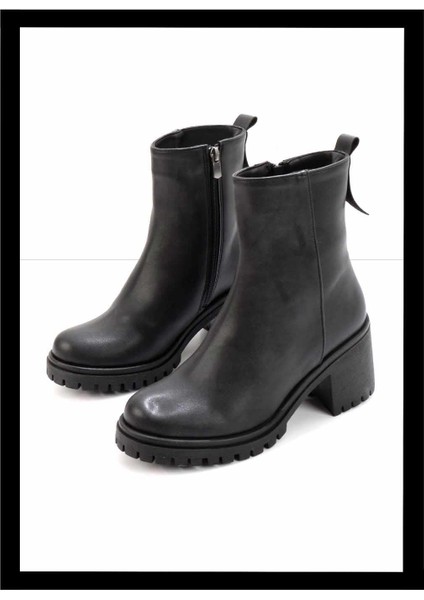 Siyah Kadın Bot & Bootie K02824201709
