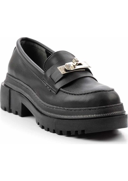 Siyah Kadın Loafer Ayakkabı K01503742309 modelleri