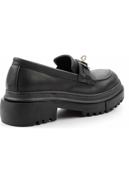 Siyah Kadın Loafer Ayakkabı K01503742309 fırsatları