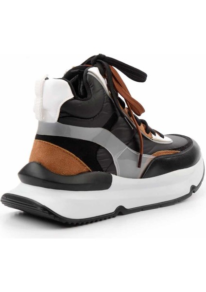 Siyah Taba Paraşüt Kadın Sneaker K01991116067 fırsatları