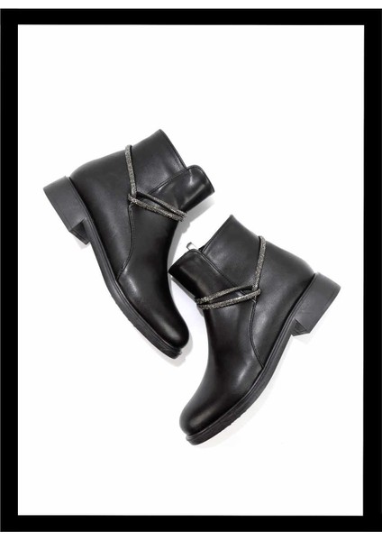 Siyah Kadın Bot & Bootie K02405026009