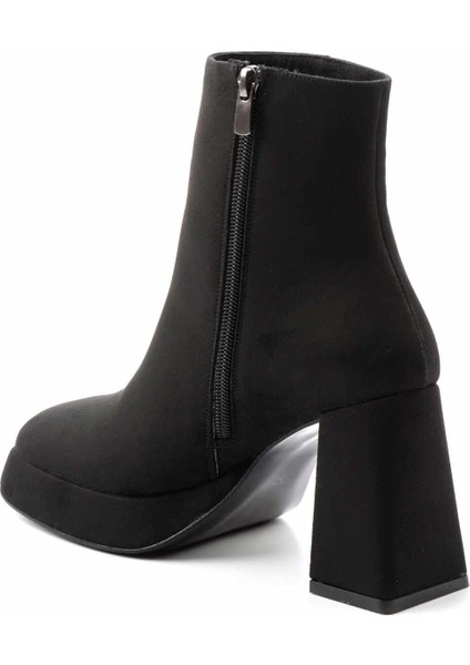 Siyah Süet Kadın Bot & Bootie K02215300502 fırsatları
