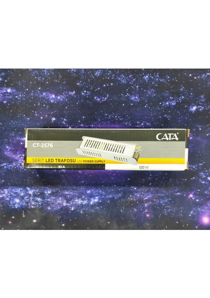 Ct 2576 10A 120W Slim Fansız Şerit Led Trafosu