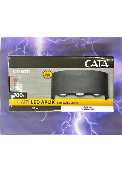 CT-8011 10W Haiti Dış Mekan LED Aplik 3000 Kelvin Gün Işığı