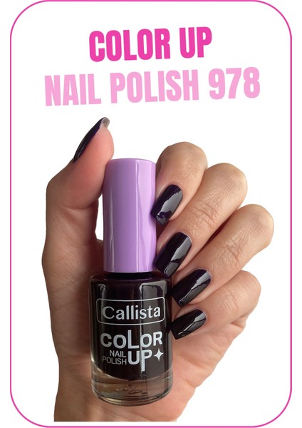 Callista Color Up Nail Polish Oje 978 Mamba Bite - Mor