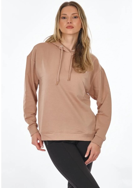 3W Wb Hoodıe 17SN80 3pr Pembe Kadın Sweatshirt