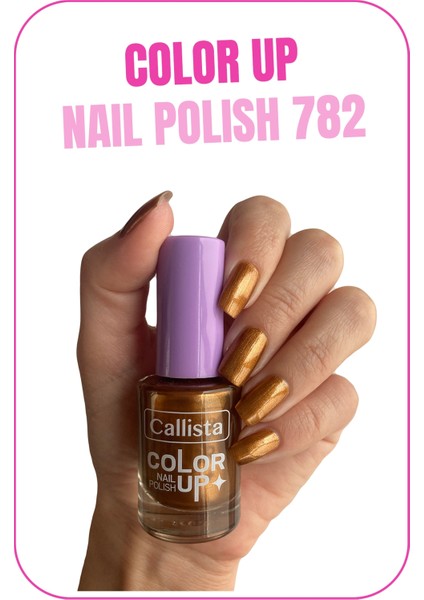 Callista Beauty Callista Color Up Nail Polish Oje 782 Fancy Me - Kahverengi