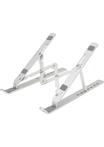 Tablet+Laptop Standı 10-15.6 (Metal+Ayarlanabilir) Var Yok Universal Beyaz