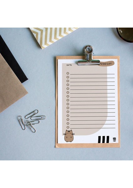 Sevimli Kedi To Do List Planlayıcı C