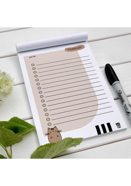 Sevimli Kedi To Do List Planlayıcı C modelleri