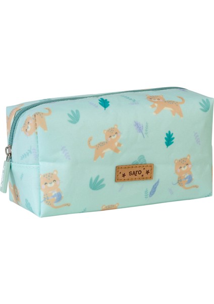 Su Geçirmez Kalem Kutu Jungle Cheeta