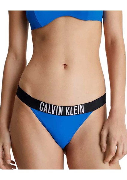 Kadın Calvin Klein Elastik Şeritli Brazilian Kesim Bikini Altı