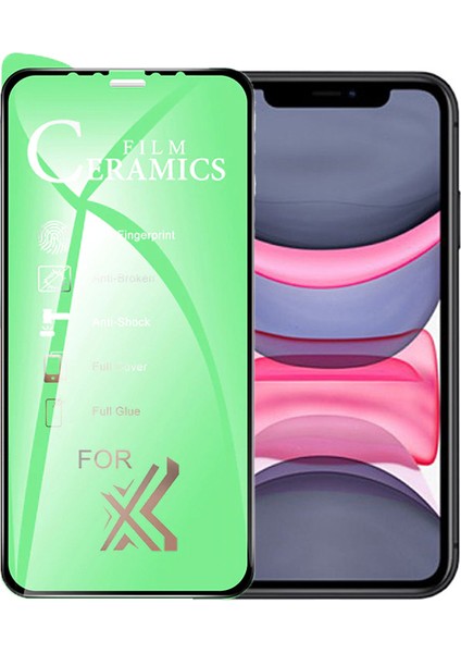 iPhone 11 Ekran Koruyucu 9d Seramik Nano Tam Kaplayan Kavisli