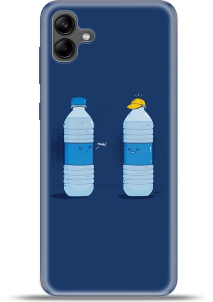 Samsung Galaxy A04 Kılıf Esnek Silikon Kamera Koruma 4K Desenli Özel Tasarım - Su Iç Dostum