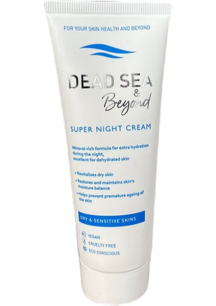 Dead Sea Spa Magik Dead Sea & Beyond Kuru ve Hassas Ciltler Için Gece Kremi 75ML