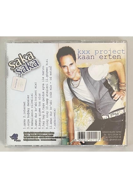 Kaan Erten Şaka Şaka Kxx Project CD (Orjinal Dönem Baskı)