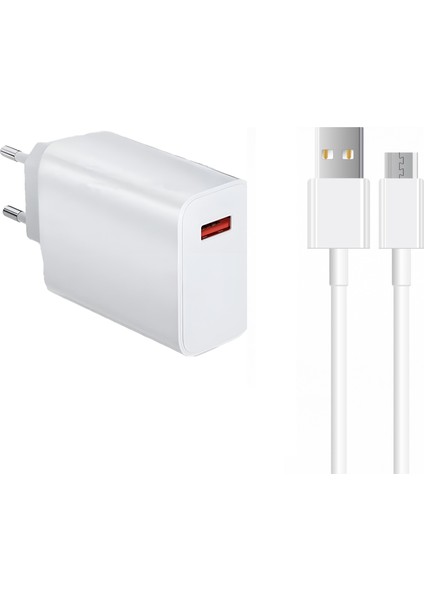Pro UsbA 67W UsbA to Micro 3m Kablolu Hızlı Şarj Aleti Set