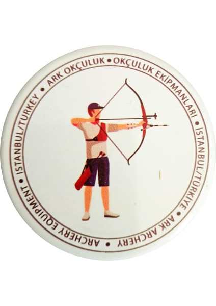 Okçular Için Hediyelik Mum Kutusu Olimpik Okçu