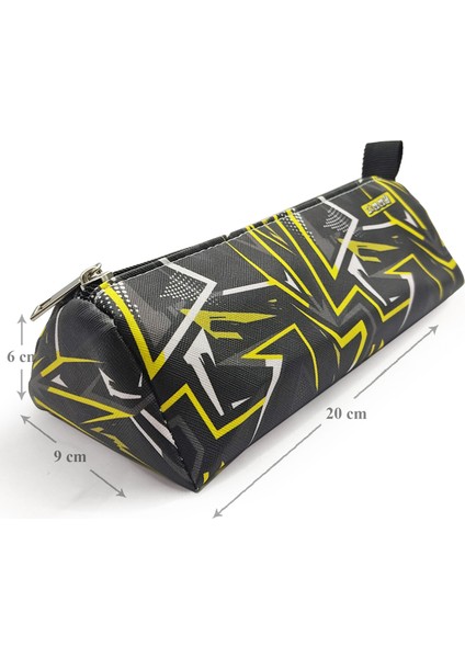 Kalem Kutusu Kamuflaj Siyah Üçgen Kalemkutu Jumbo Vegan Deri Kalemlik indirimleri