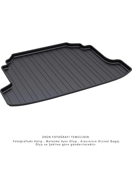Volkswagen Bora Uyumlu Elmas Kesim 4D Bagaj Havuzu
