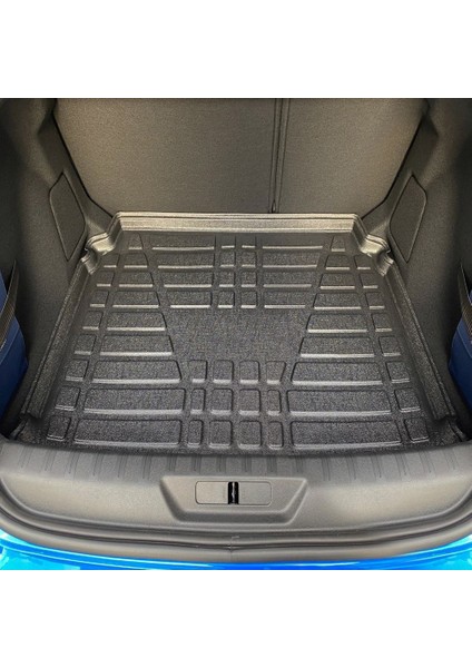 Renault Clio 4 Stw Düşük Zemin Alt Kısım 2016 Uyumlu Elmas Kesim 4D Bagaj Havuzu fiyatları