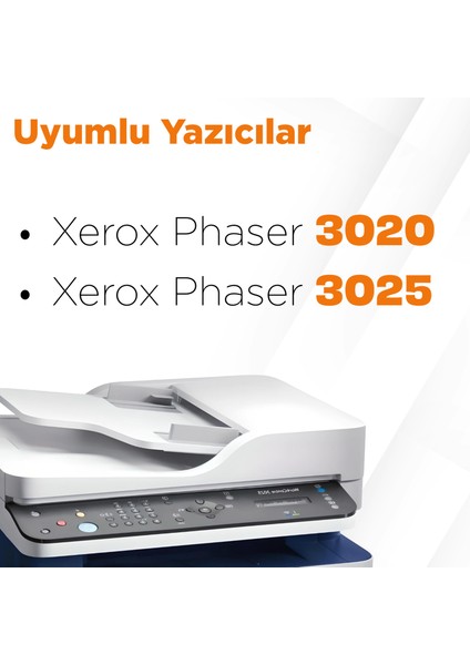 Xerox Phaser 3020 / 3025 Muadil Toneri - Çipli