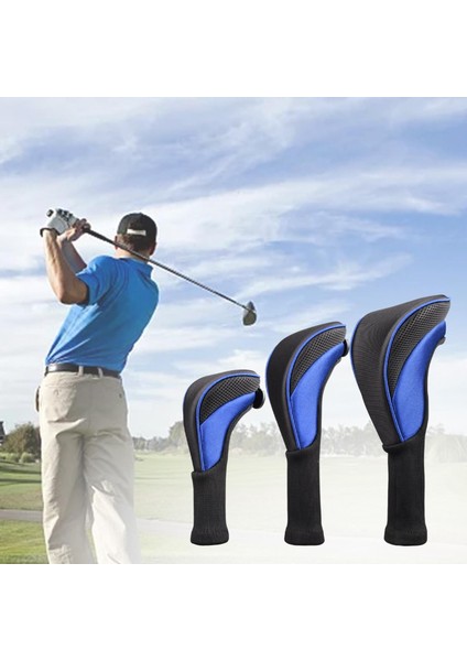 3 Golf Kulübü Golf I Kılıfı #1 3 5 Sürücü Woods Headcovers Mavi (Yurt Dışından) fırsatları