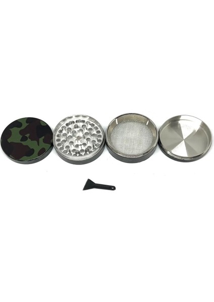 45MM 4 Katlı Askeri Kamuflajlı Metal Tütün Öğütücü Grinder modelleri