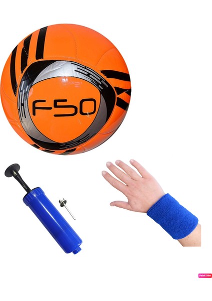F-50 Makina Dikişli Soft-Touch No 5 Şampiyonlar Ligi Futbol Topu 348 gr + Pompa + Bileklik