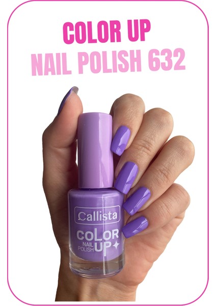 Callista Beauty Callista Color Up Nail Polish Oje 632 Wild Orchid Dreams - Mor