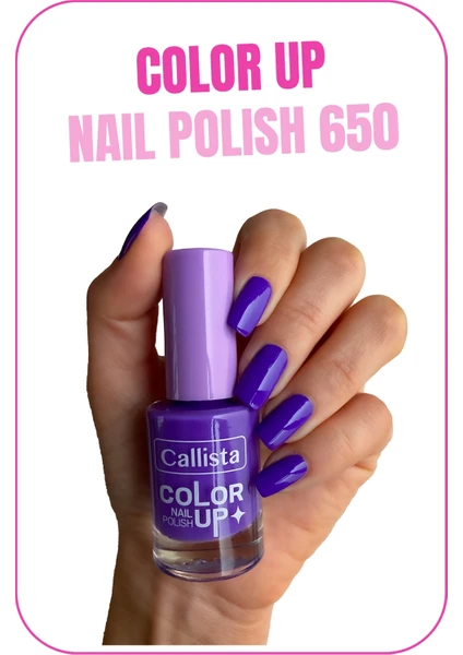 Callista Beauty Callista Color Up Nail Polish Oje 650 Better Than Your Ex - Mor